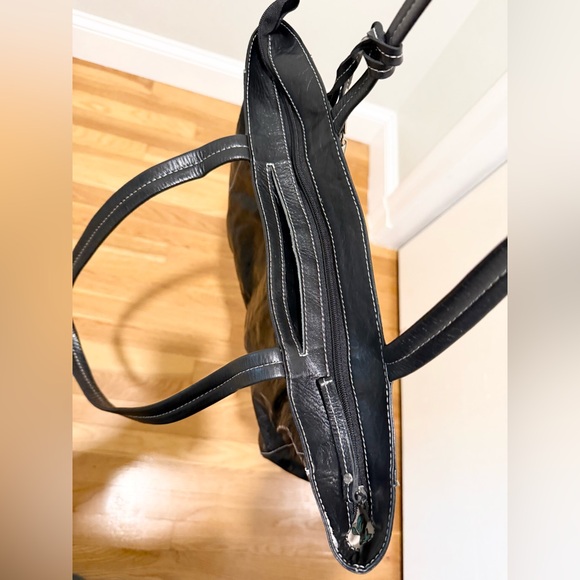 Latico Leather Spencer Black Tote - Picture 7 of 9